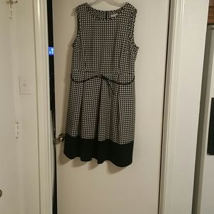 Black & White Plaid Dress